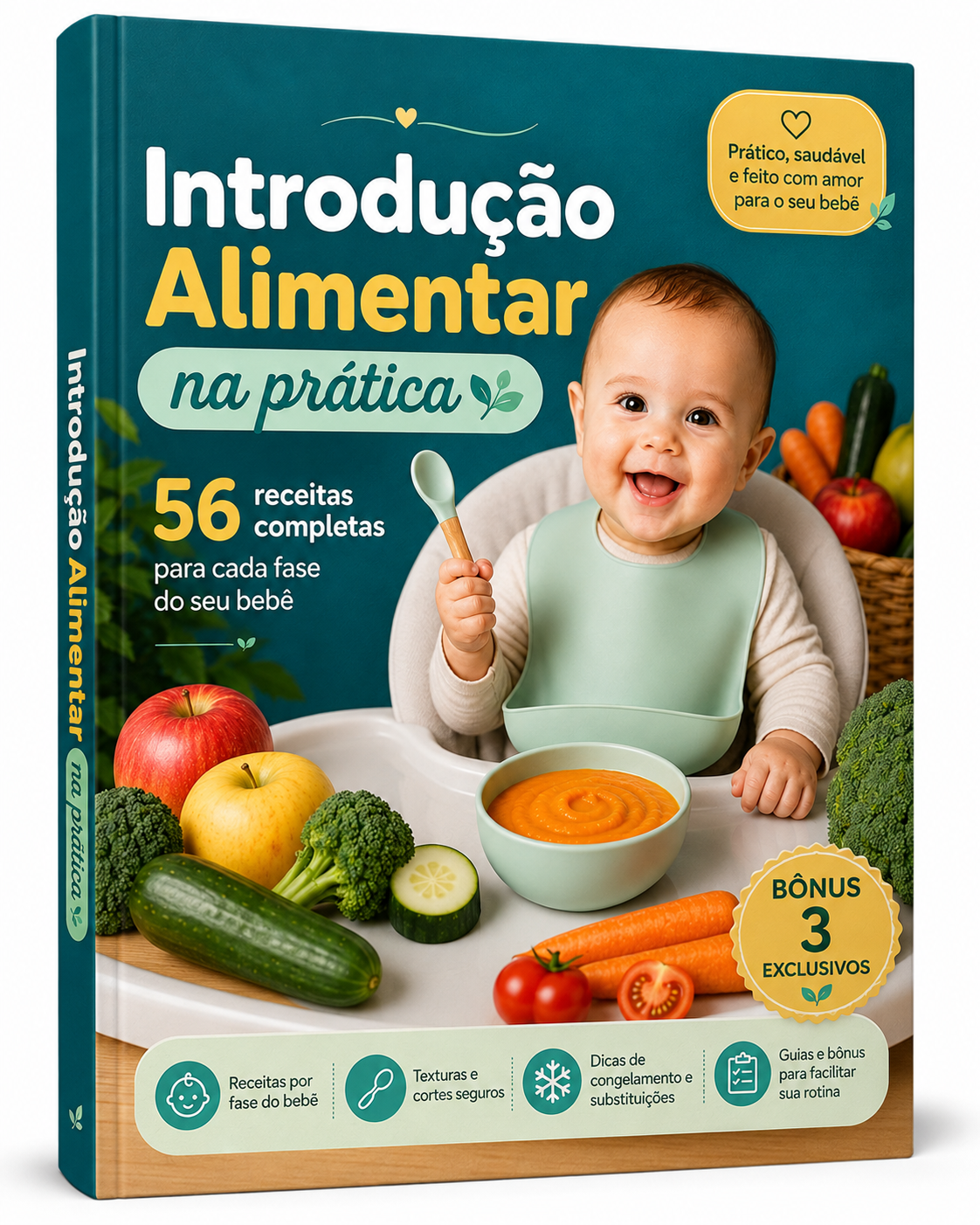 Capa do eBook Introdução Alimentar na Prática